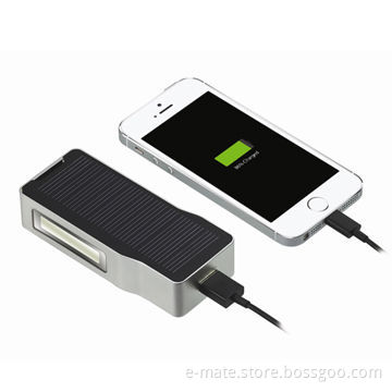 Portable Solar Power Bank for Tablet PC and Smartphone, with LED Lamp for Bright Power